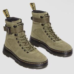 Dr. Martens Olive Green Women's Boots